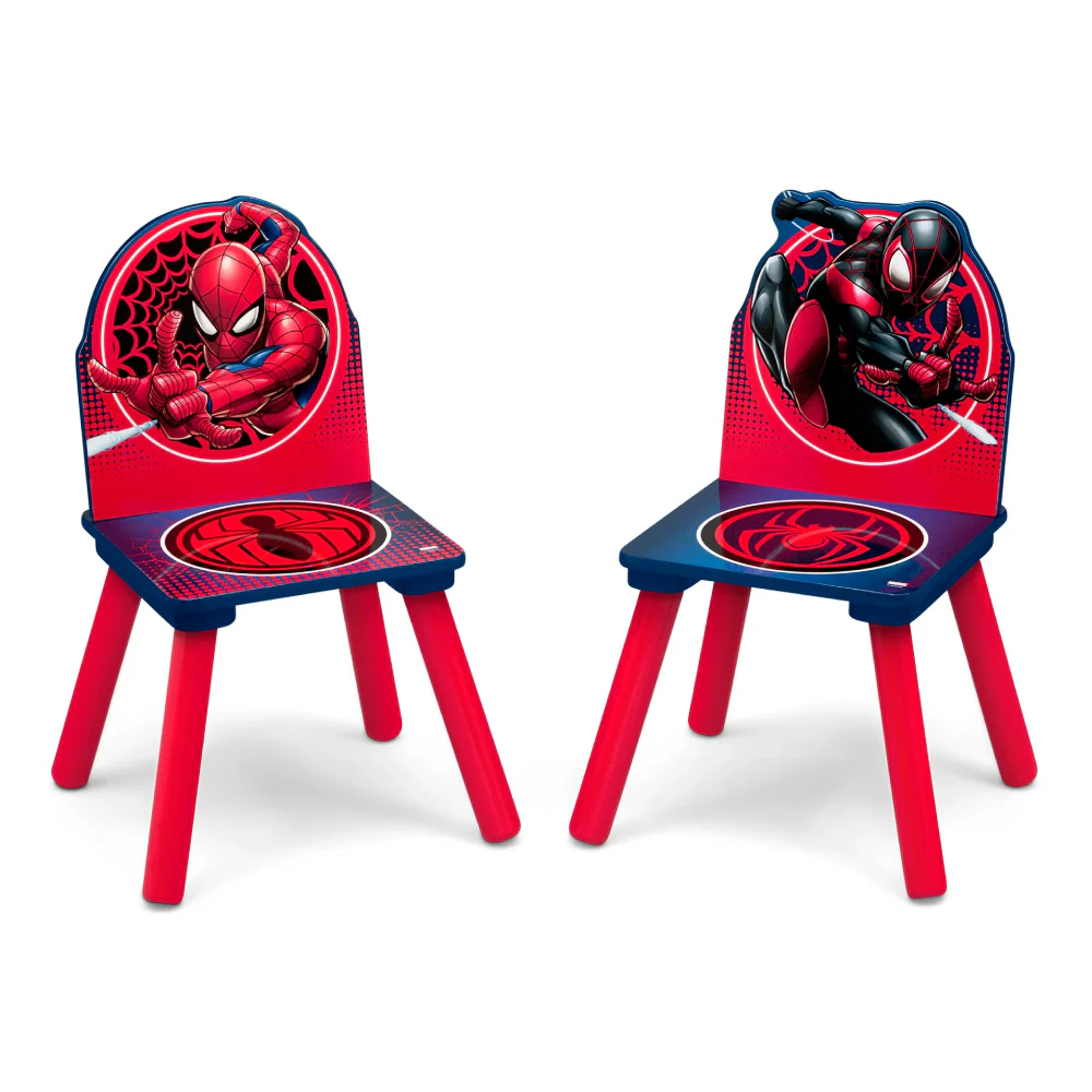 Delta Children Spider-Man Table and Chair Set with Storage - Image 4