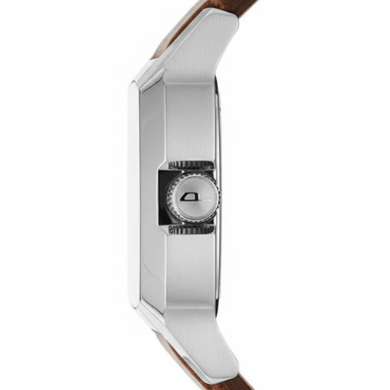 Diesel Cliffhanger Men's 36mm Brown Strap Watch - Blue Dial - Image 2