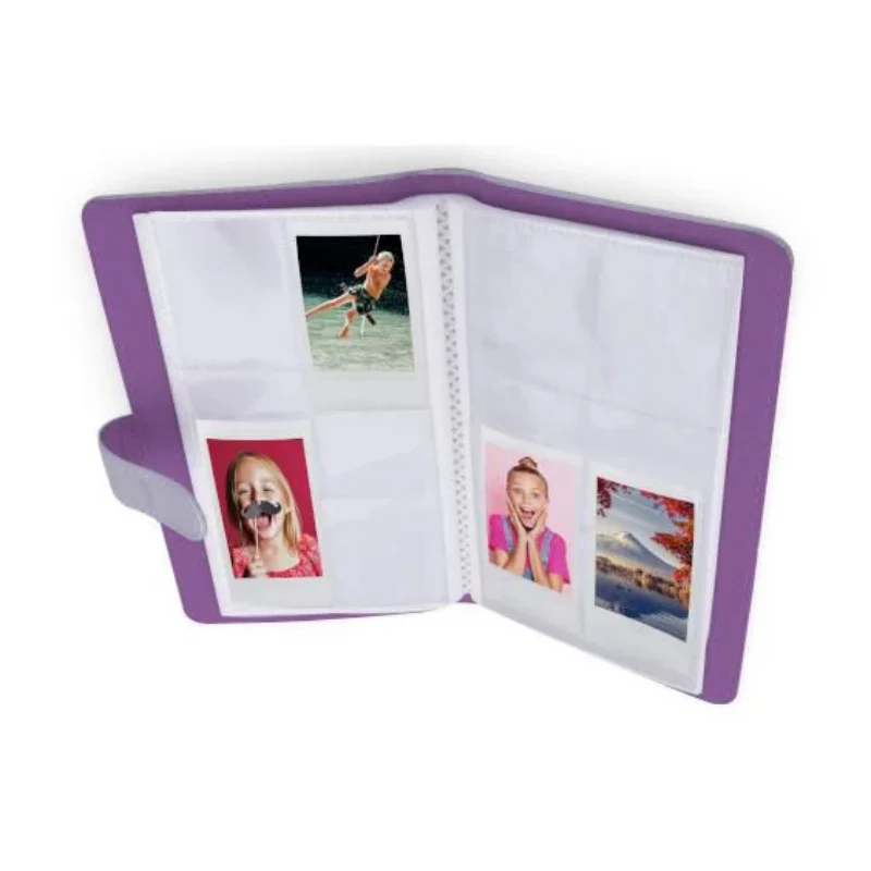 Digipower 256 Pocket Mini Photo Album for Fujifilm Instax Mini - Violet - Image 4