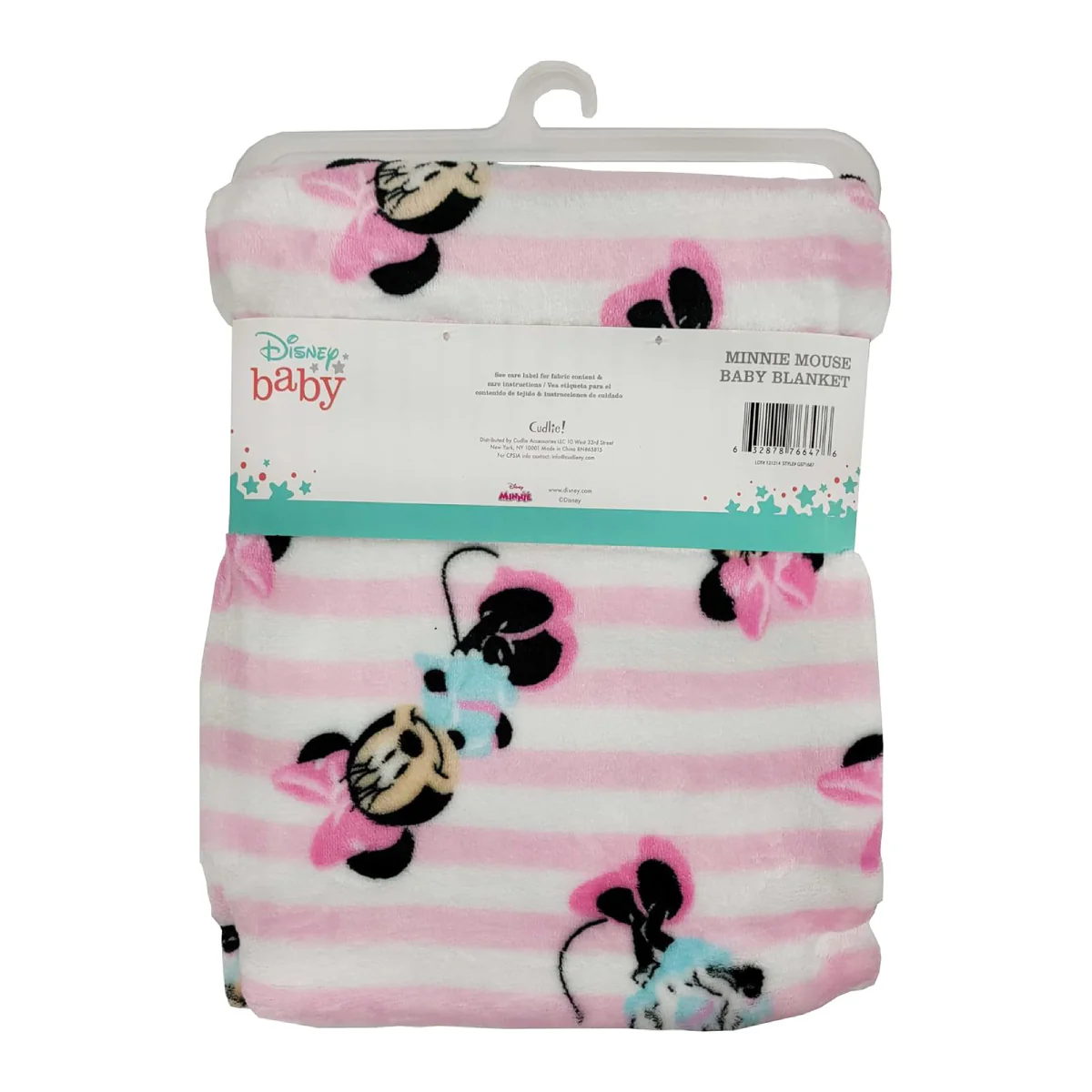 Disney 30" x 36" Mickey Mouse Throw Blanket with Tossed Face Print - Pink - Image 3