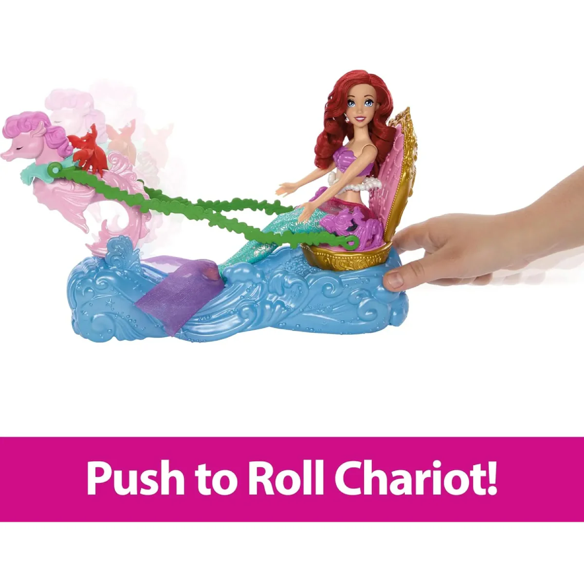 Disney Princess Ariel Mermaid Doll with Sebastian Figure - Image 4