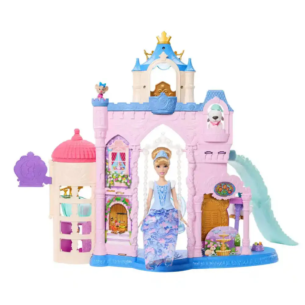 Disney Princess Palace of Animals Playset with Doll - Image 2