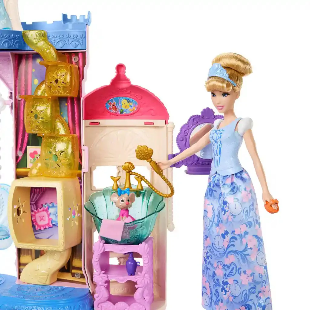 Disney Princess Palace of Animals Playset with Doll - Image 3