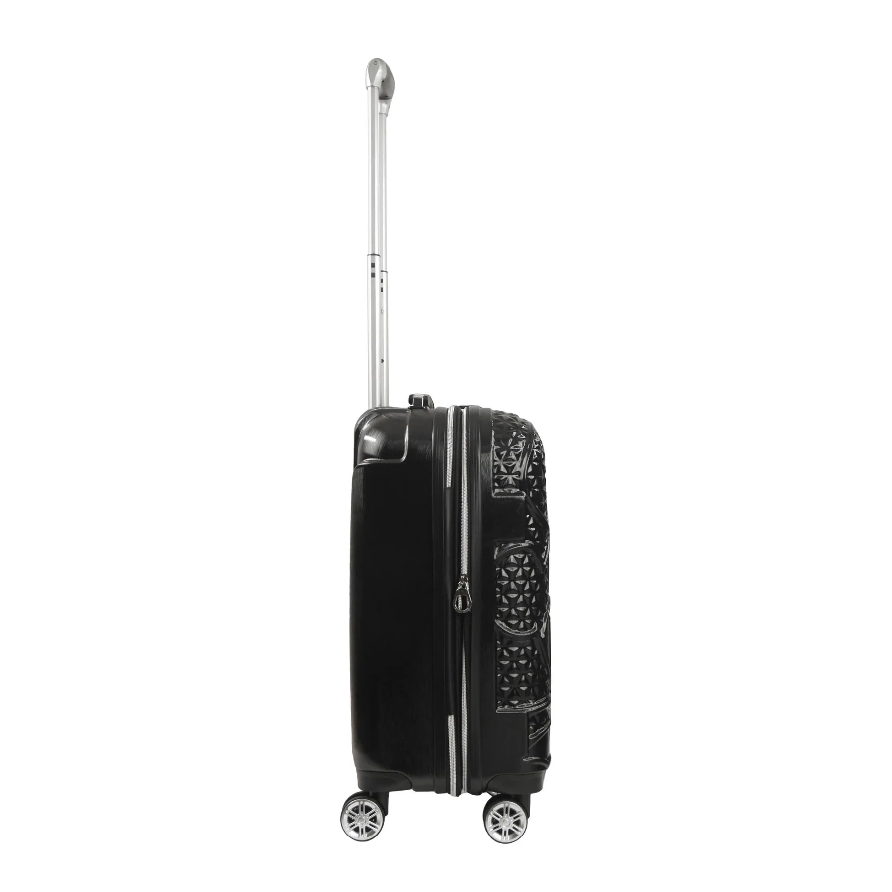 Disney Textured Mickey Mouse 21" Hardside Rolling Luggage - Black - Image 3