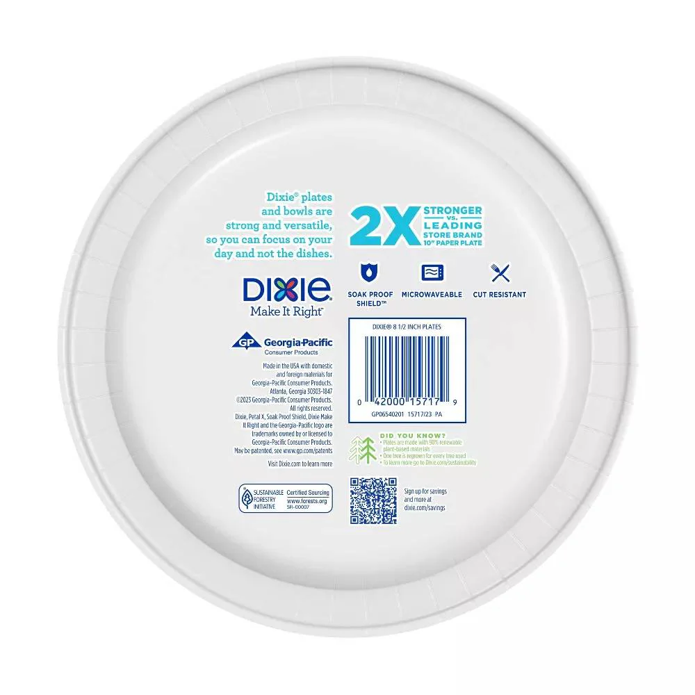 Dixen 8.5" 154 Count Everyday Day Plates - Image 3