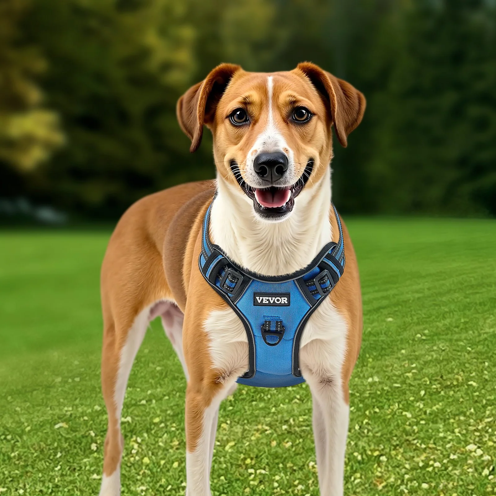 Dog Harness for Large Dogs No Pull Adjustable Dog Vest Pet Harness with Leash - Image 7