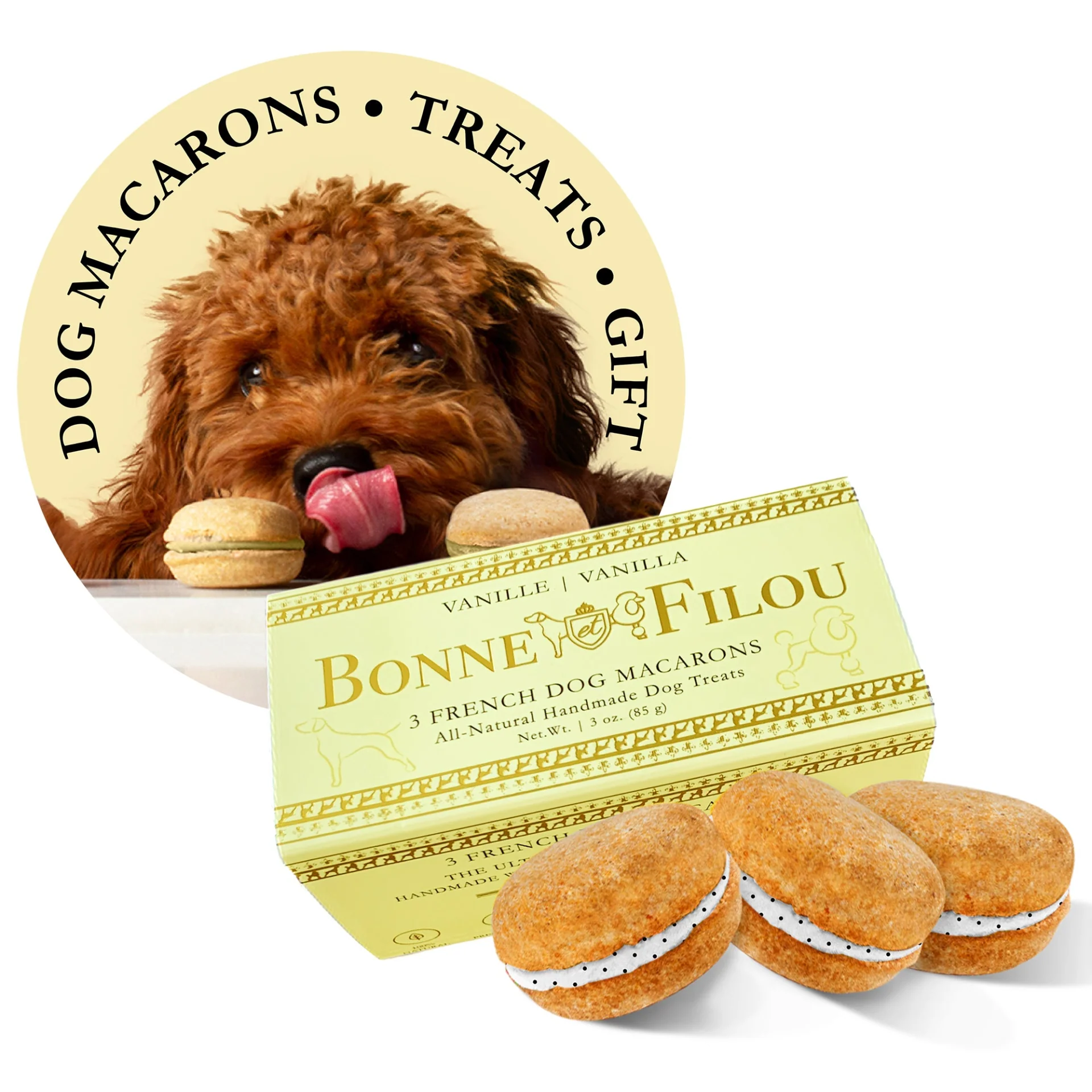 Dog Macarons (Box of 3) - Image 5