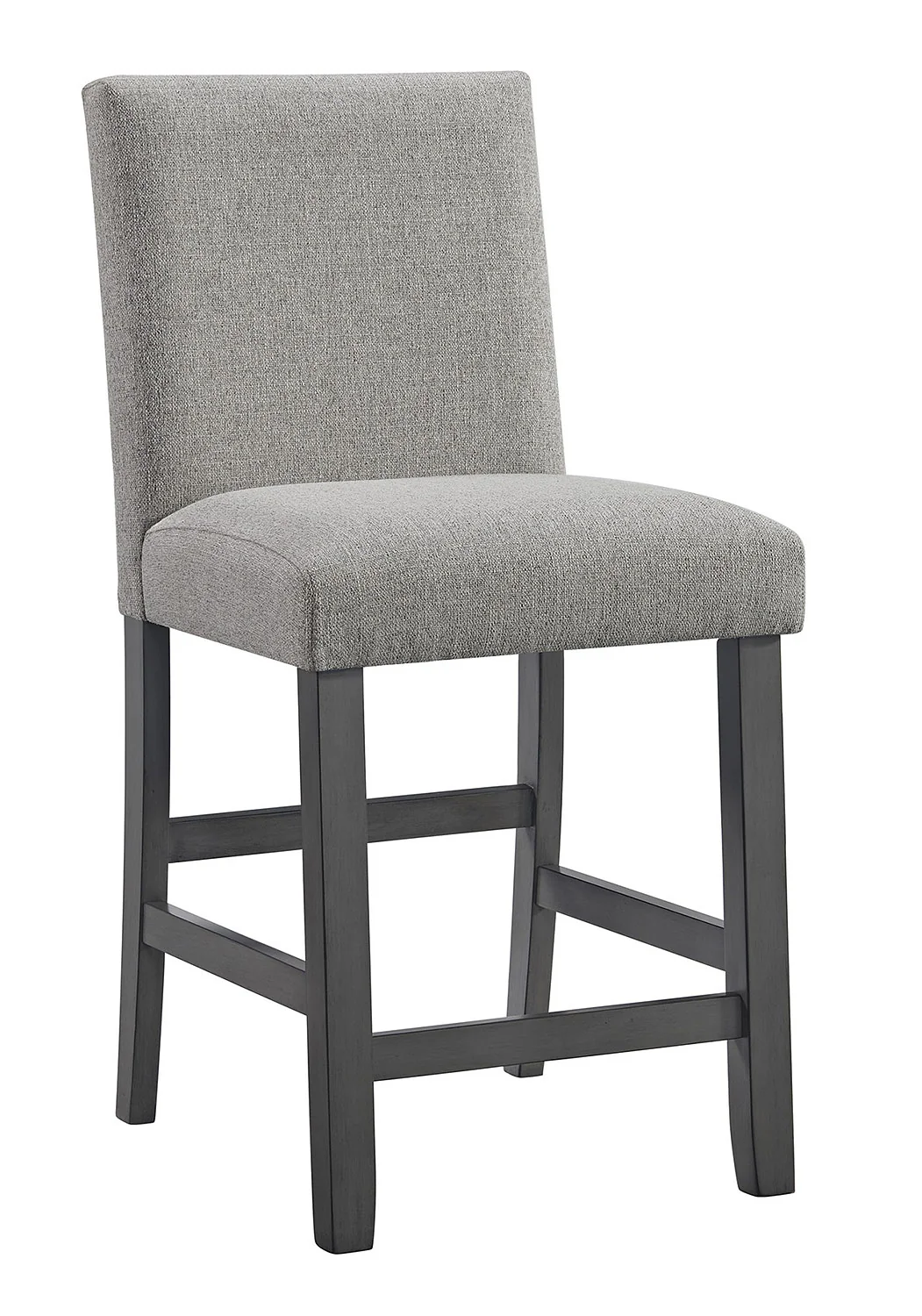 Doha Grey 5pc Counter High Chairs W/Lazy Susan Dining Set By Best Home - Image 4
