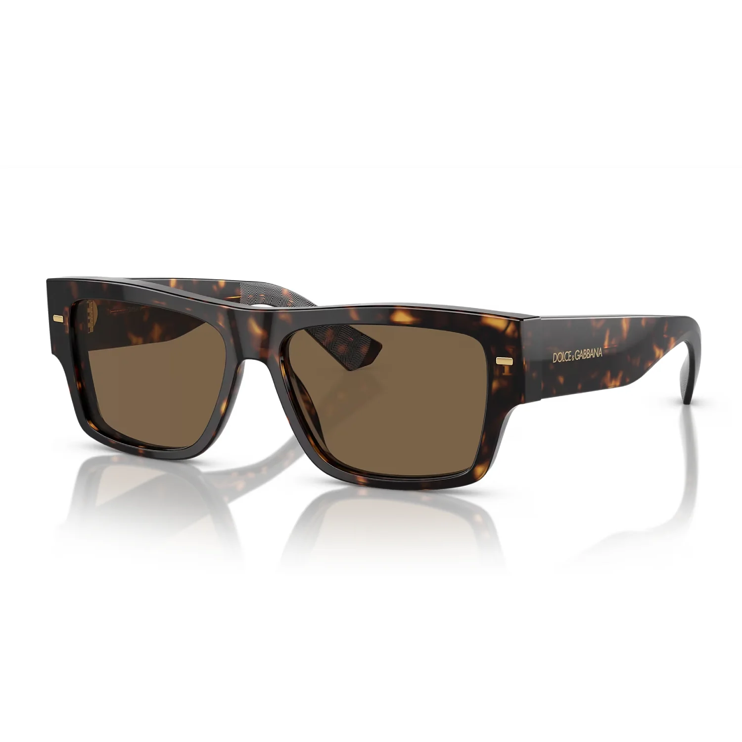 Dolce & Gabanna Men's DG4451 Rectangle Solid Color Sunglasses
