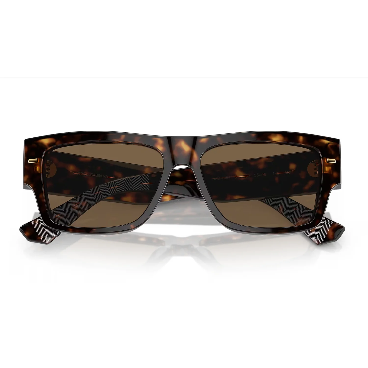 Dolce & Gabanna Men's DG4451 Rectangle Solid Color Sunglasses - Image 3
