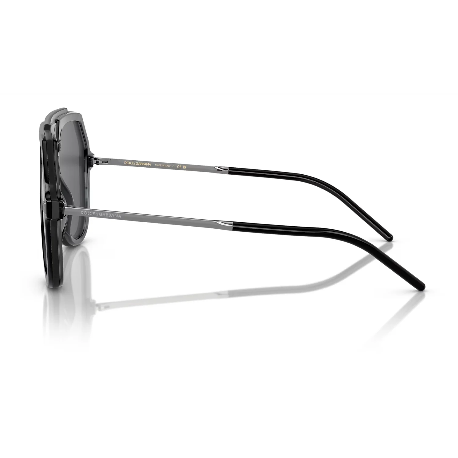 Dolce & Gabanna Men's DG4452 Pilot Mirrored Sunglasses - Image 4