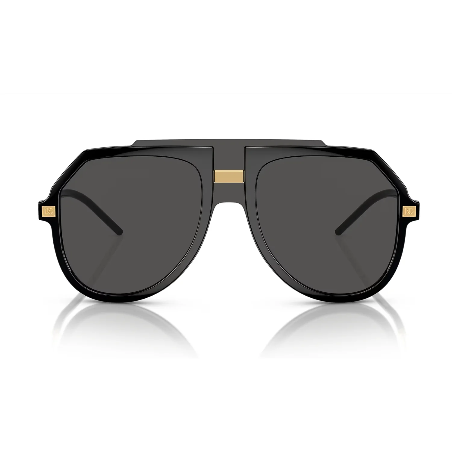 Dolce & Gabanna Men's DG6195 Pilot Solid Color Sunglasses - Image 2