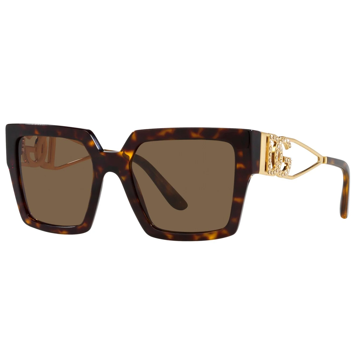 Dolce & Gabanna Women's DG4446B50273 Square Solid Color Sunglasses