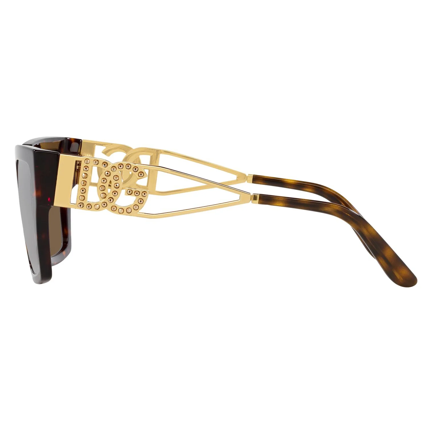Dolce & Gabanna Women's DG4446B50273 Square Solid Color Sunglasses - Image 3