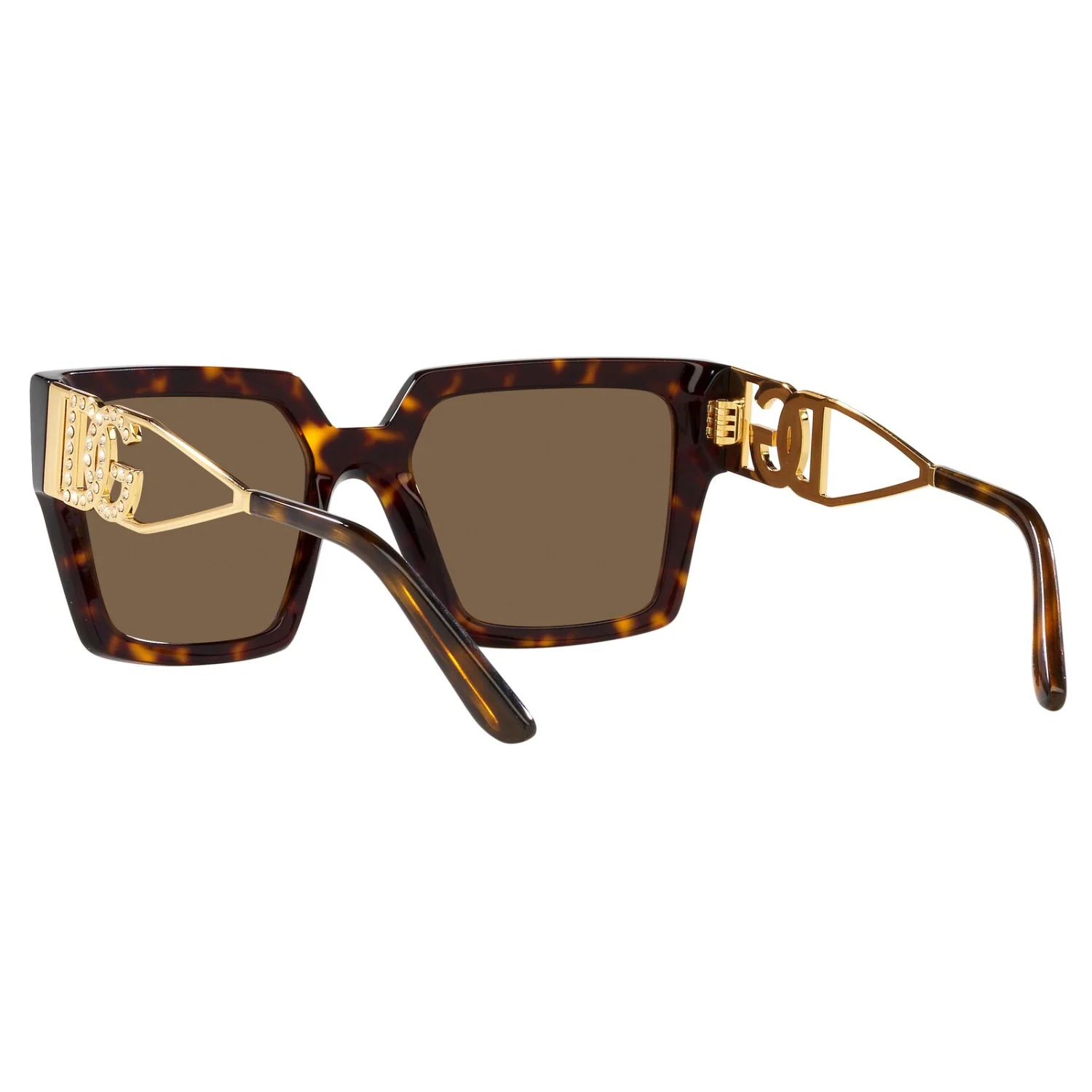 Dolce & Gabanna Women's DG4446B50273 Square Solid Color Sunglasses - Image 4
