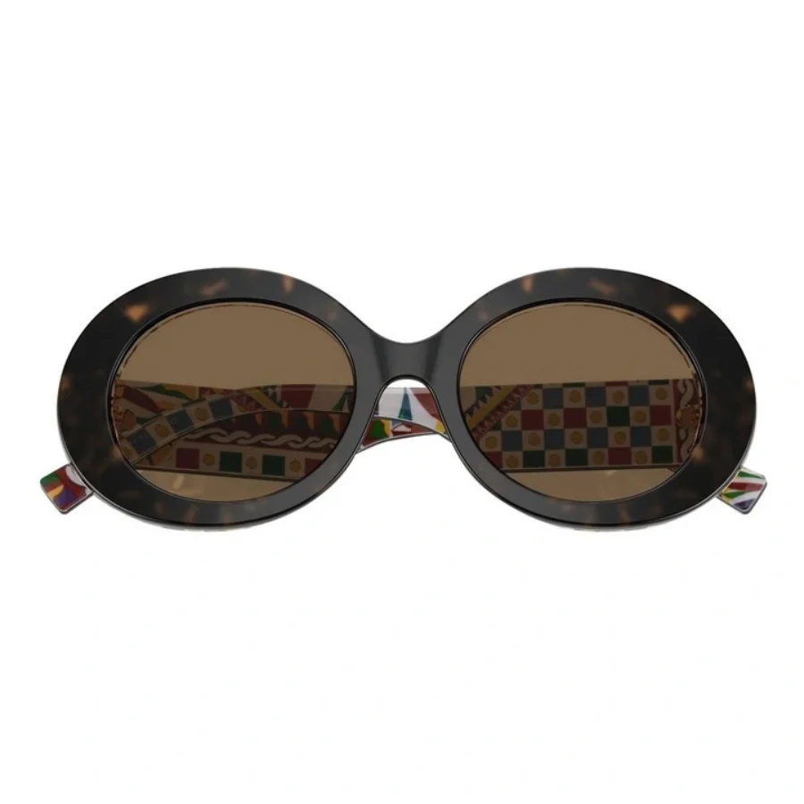Dolce & Gabanna Women's DG4448321773 Oval Solid Color Sunglasses - Image 3