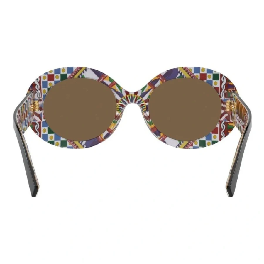 Dolce & Gabanna Women's DG4448321773 Oval Solid Color Sunglasses - Image 5