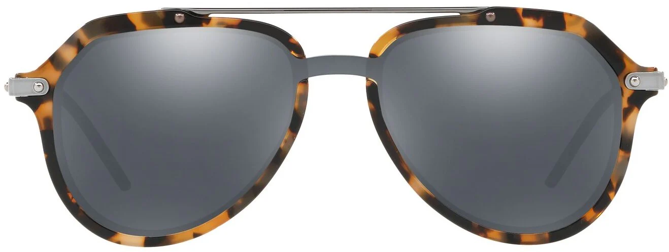 Dolce & Gabbana Men's DG4333 Pilot Mirrored Sunglasses