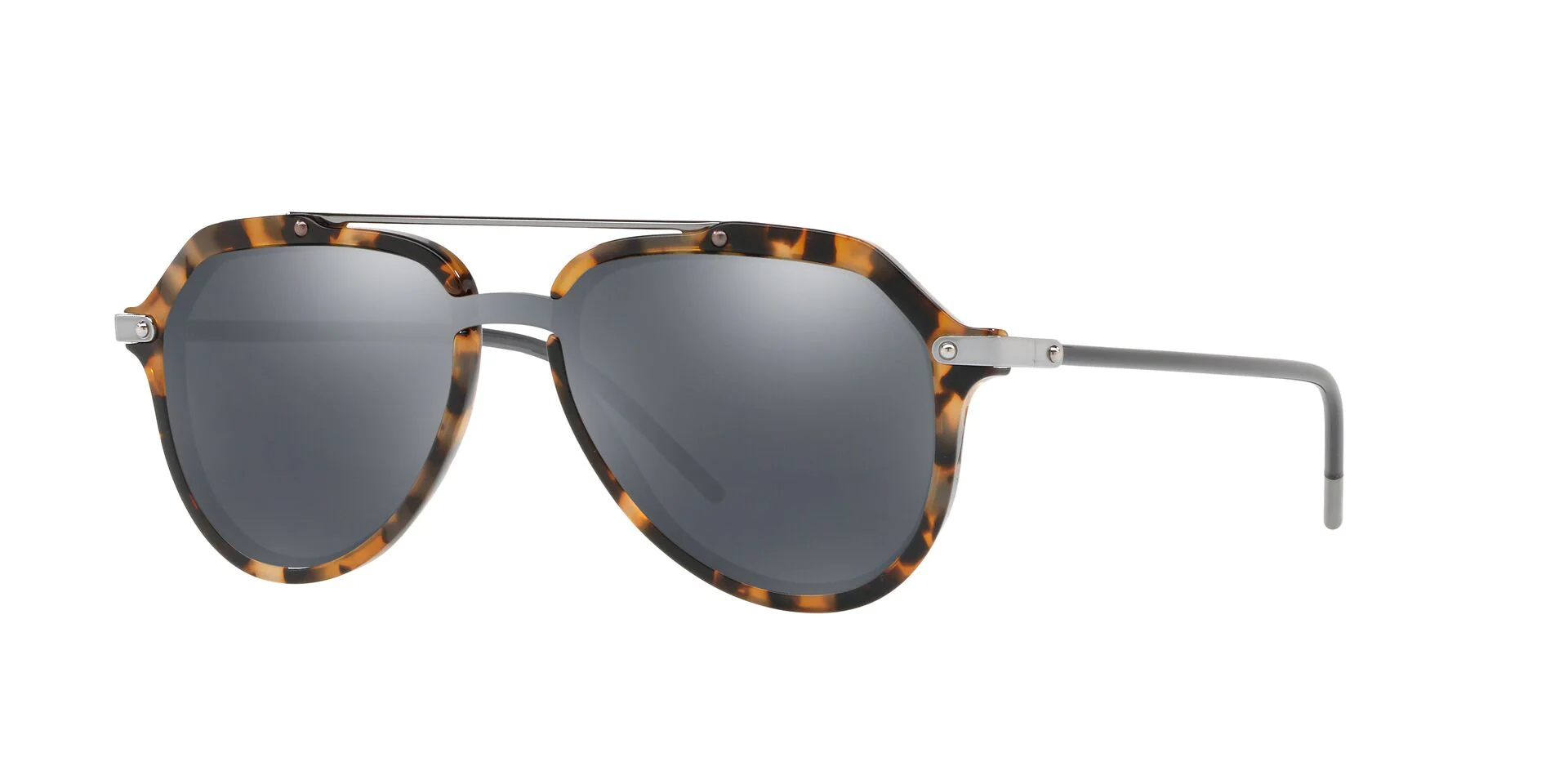 Dolce & Gabbana Men's DG4333 Pilot Mirrored Sunglasses - Image 2