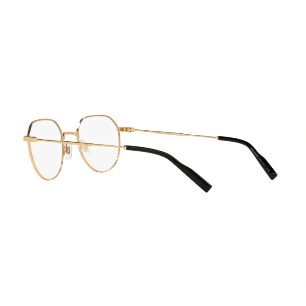 Dolce & Gabbana Men's Round Eyeglasses, Gold/Black - Image 5