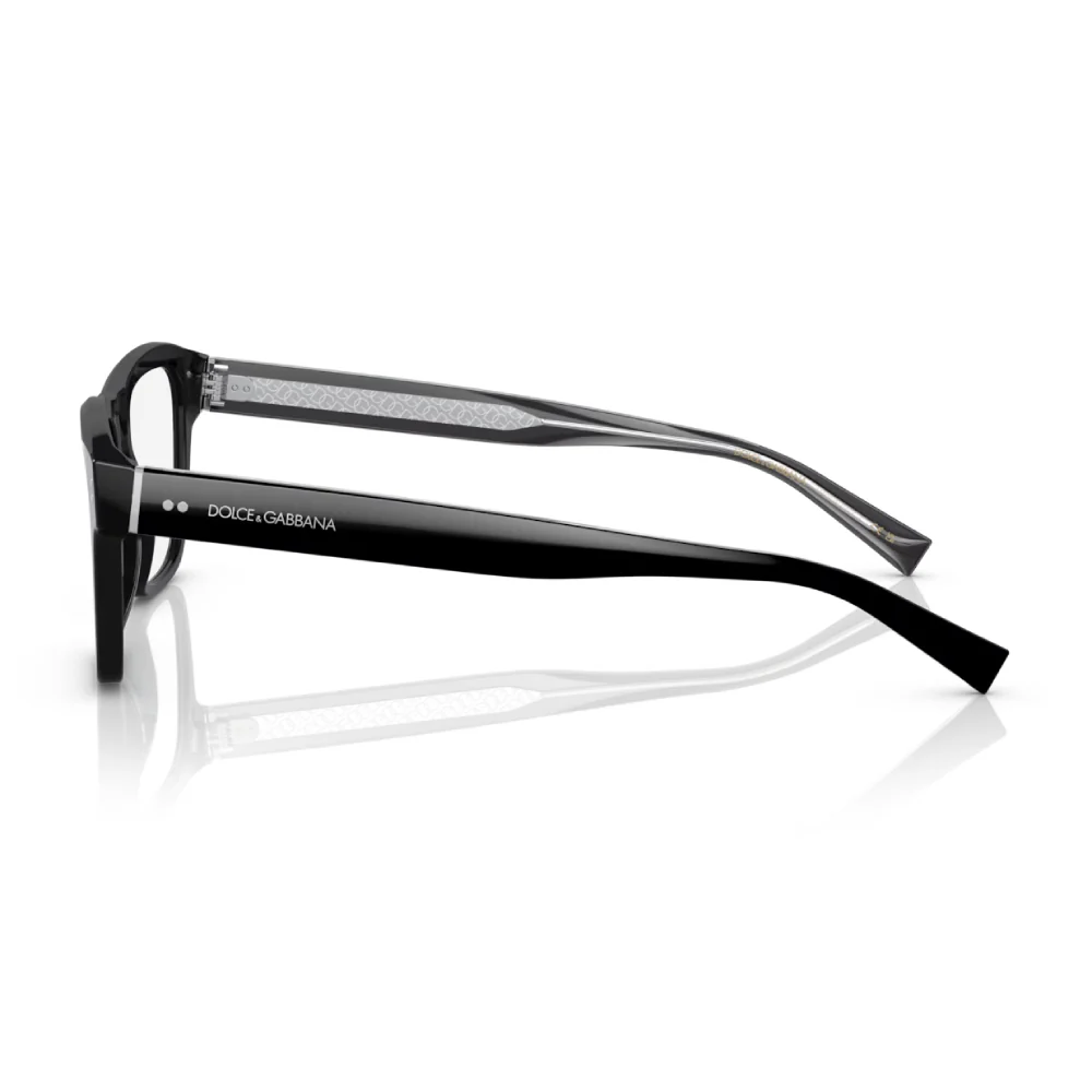 Dolce & Gabbana Men's Square Eyeglasses, Black - Image 4