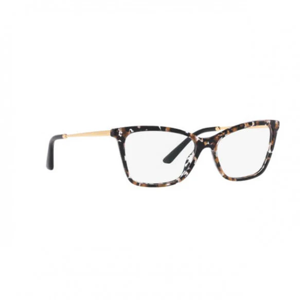 Dolce & Gabbana Woman Cube Black/Gold Optical Acetate