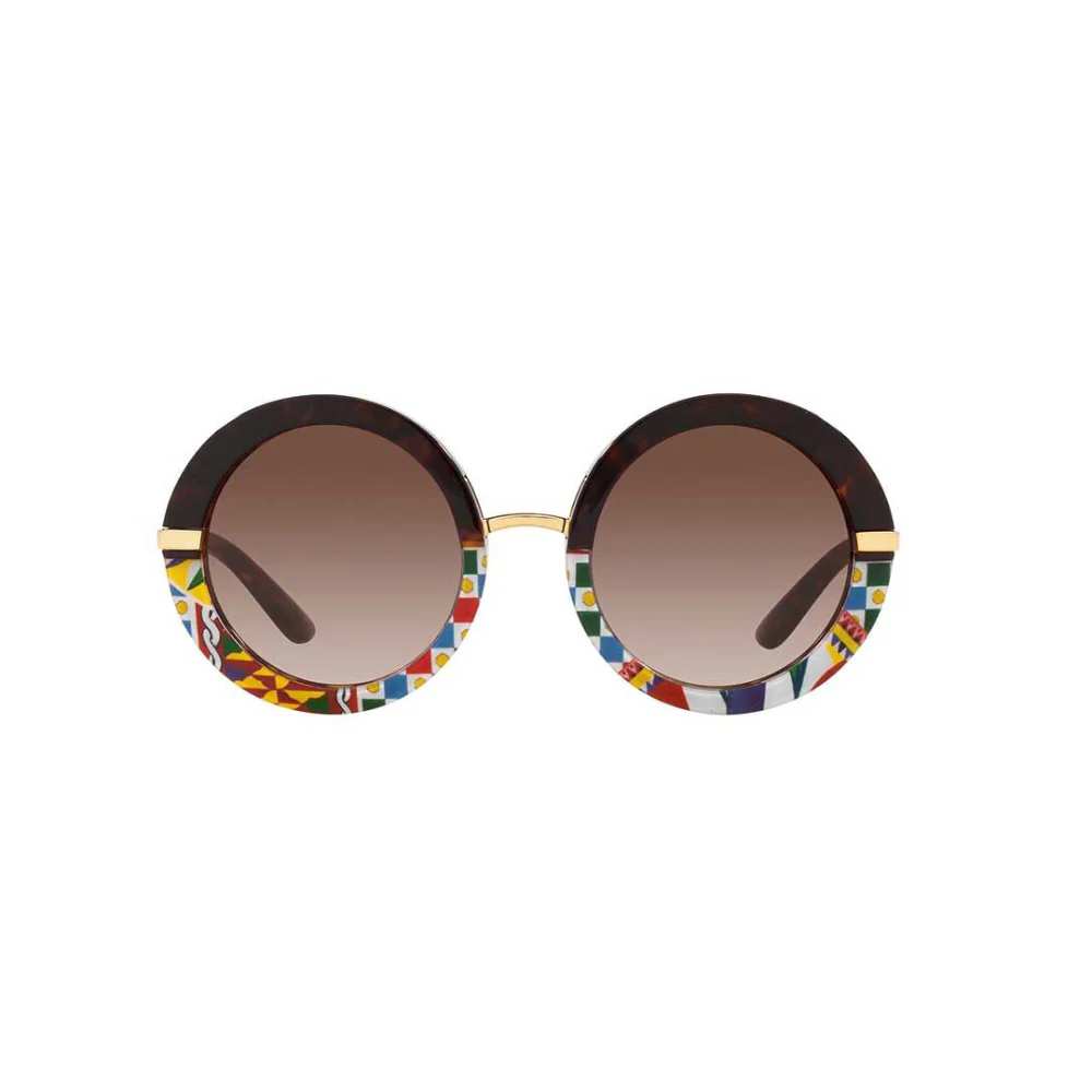 Dolce & Gabbana Women's DG4393 Round Gradient Sunglasses
