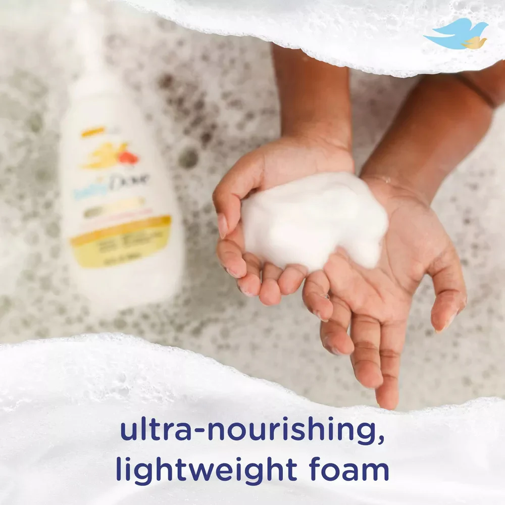 Dove 13.5 oz Melanin Rich Foaming Bath Wash For Baby - Image 3