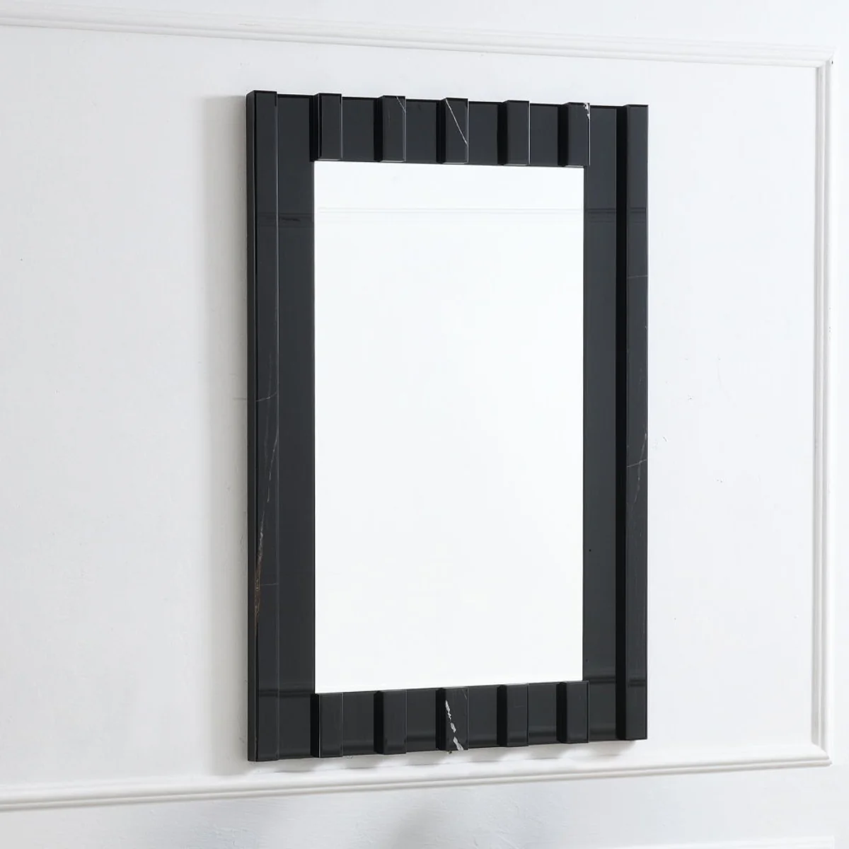 Drisana 47" x 32" Rectangular Accent Mirror by Acme Furniture - Black - Image 3