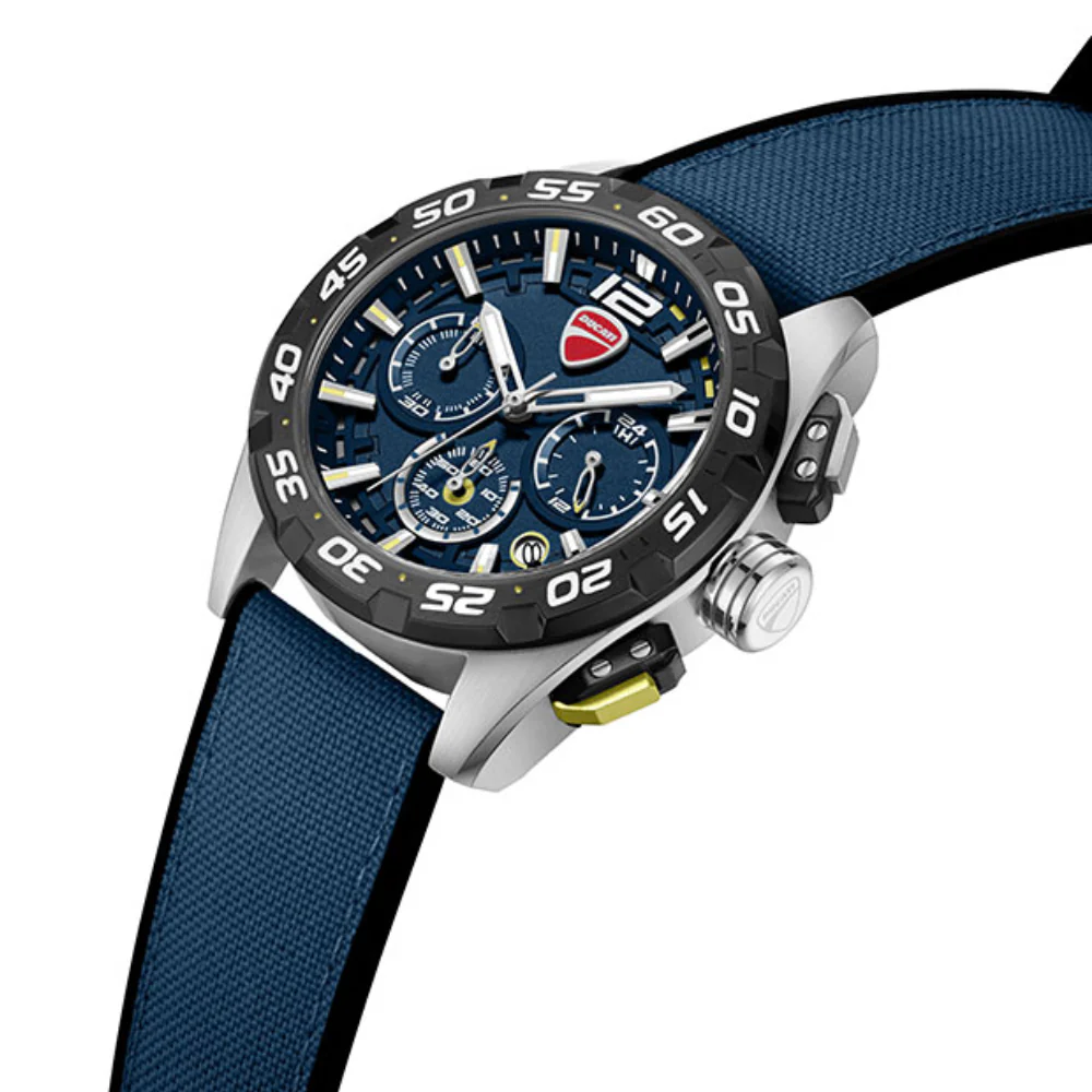Ducati Corse DT012 Men's 42mm Strap Watch - Blue - Image 2