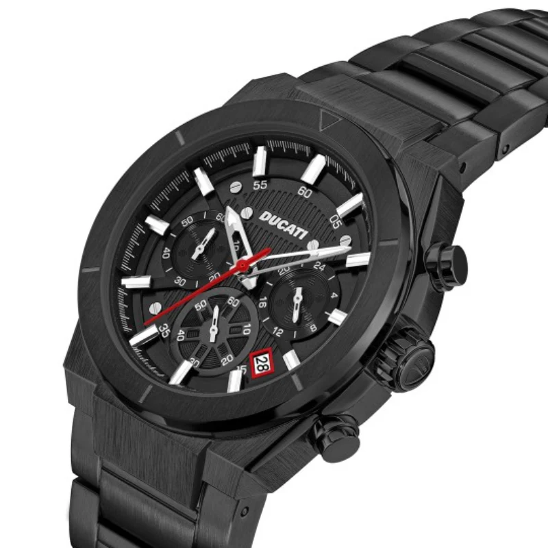 Ducati Men's 43.5mm Bracelet Watch - Black - Image 2