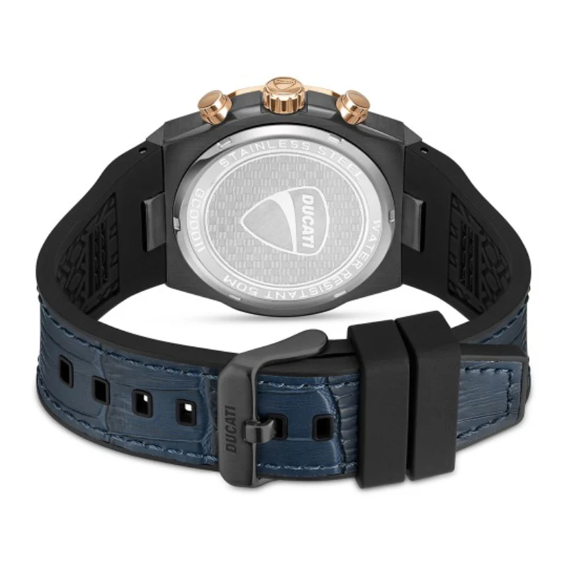 Ducati Men's 43.5mm Strap Watch - Blue - Image 3