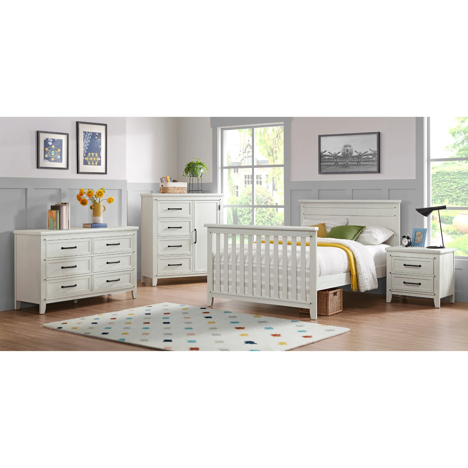 Elison 26" Nightstand By Soho Baby - White - Image 3