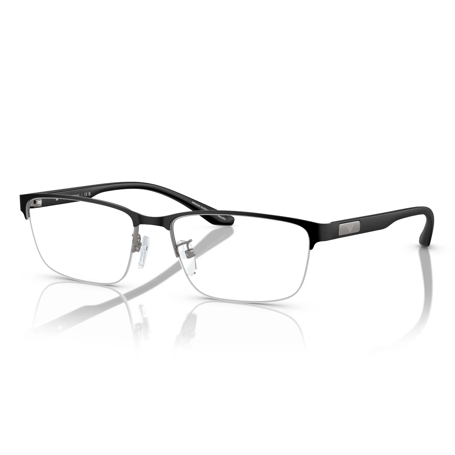 Emporio Armani Men's EA1147 Rectangle Eyeglasses