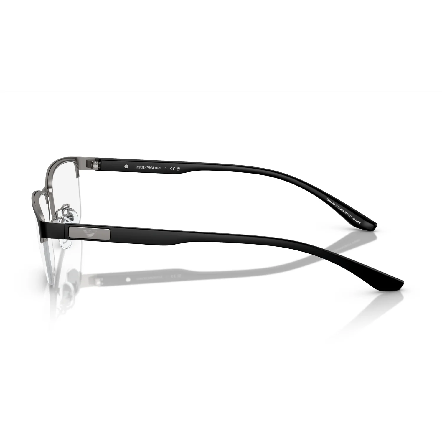 Emporio Armani Men's EA1147 Rectangle Eyeglasses - Image 4