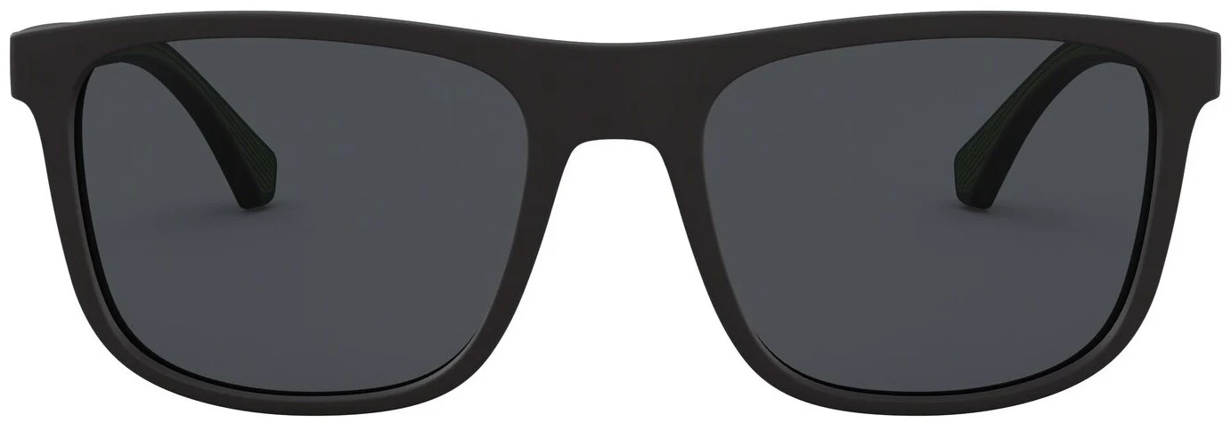 Emporio Armani Men's EA4129 Square Solid Color Sunglasses