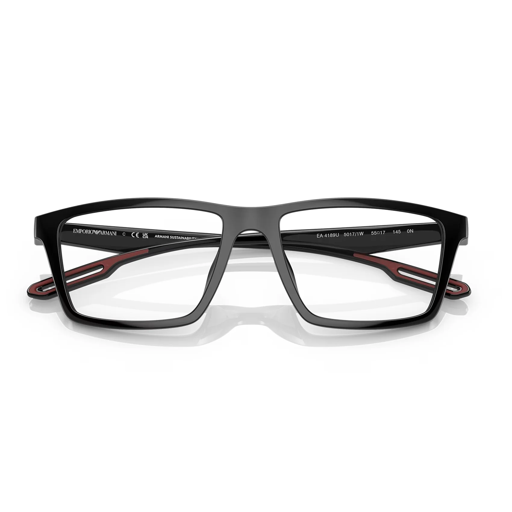 Emporio Armani Men's EA4189U Rectangle Eyeglasses - Image 2