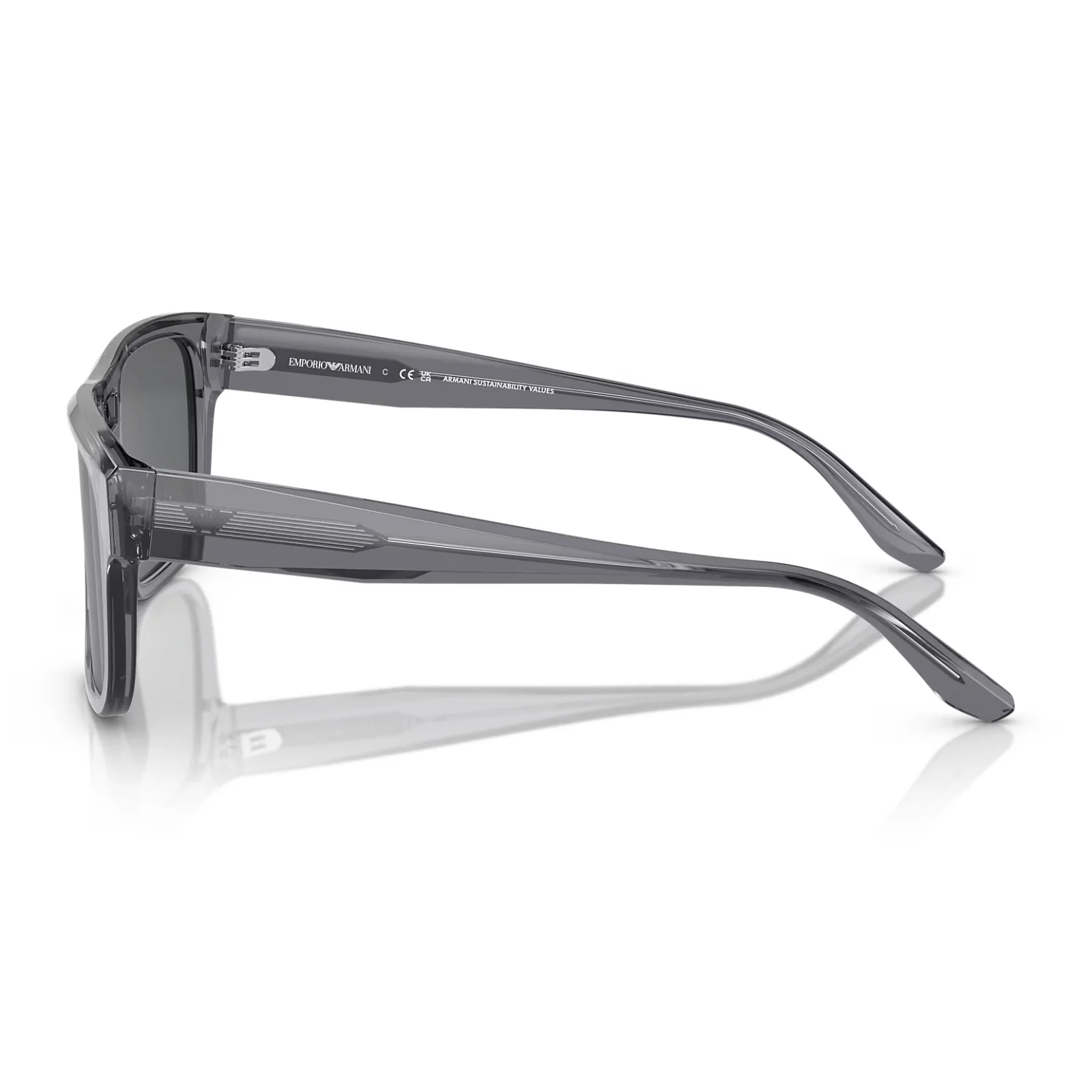 Emporio Armani Men's EA4197 Pillow Solid Color Sunglasses - Image 4