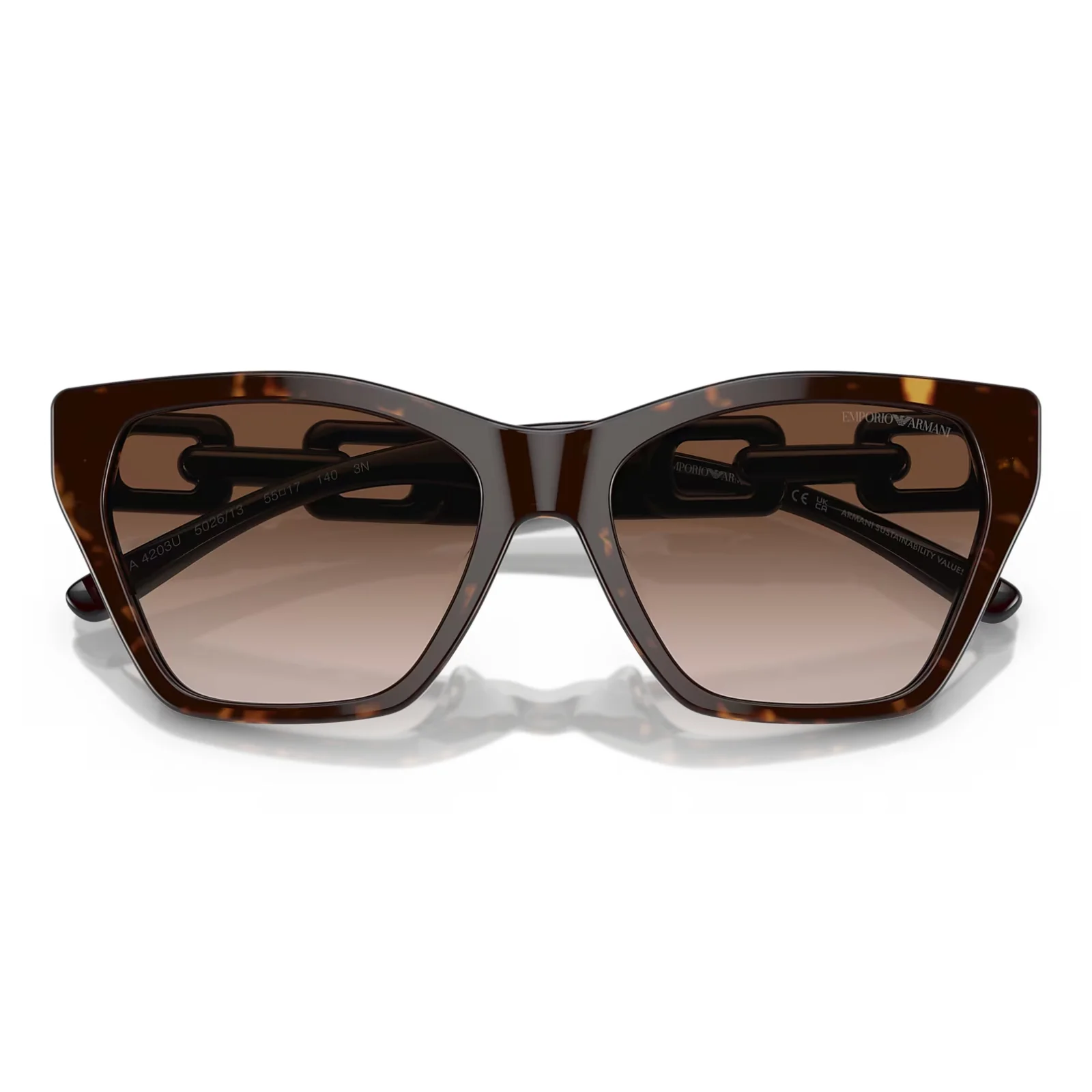 Emporio Armani Women's EA4203U Cat Eye Gradient Sunglasses - Image 2