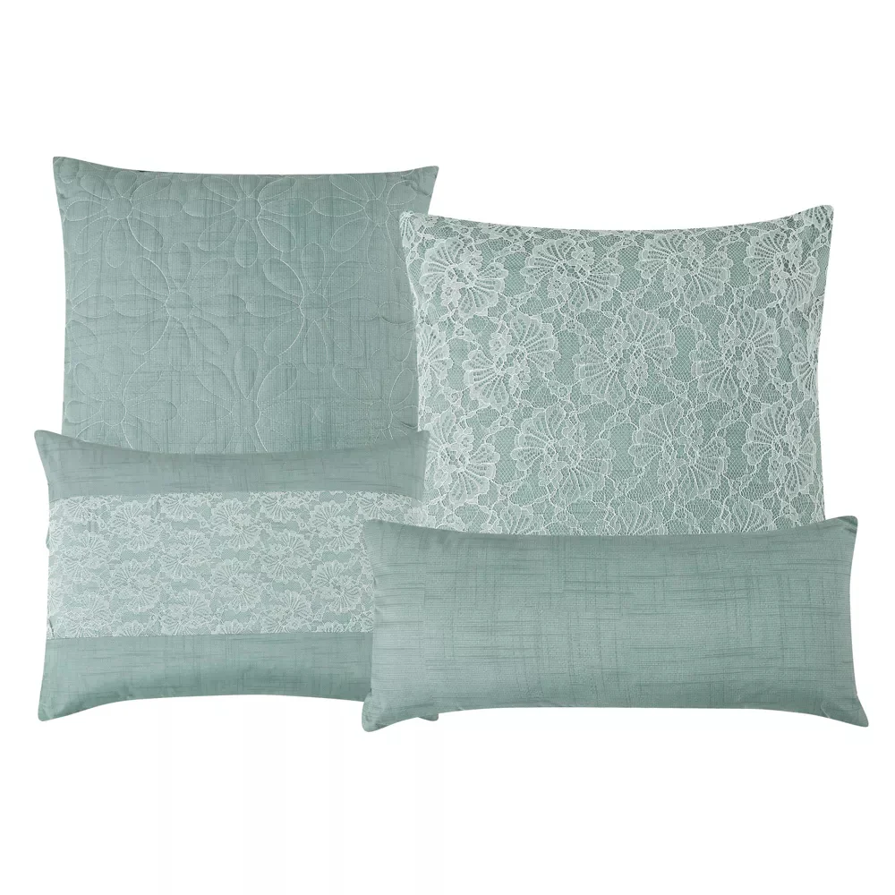 ESCA Brenda Comforter Set (7-Piece) - Green - Image 2