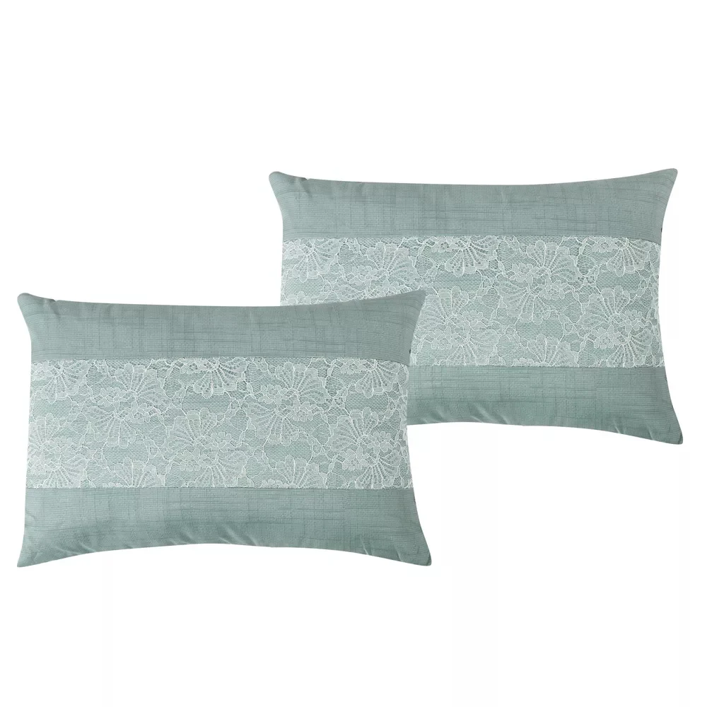 ESCA Brenda Comforter Set (7-Piece) - Green - Image 3