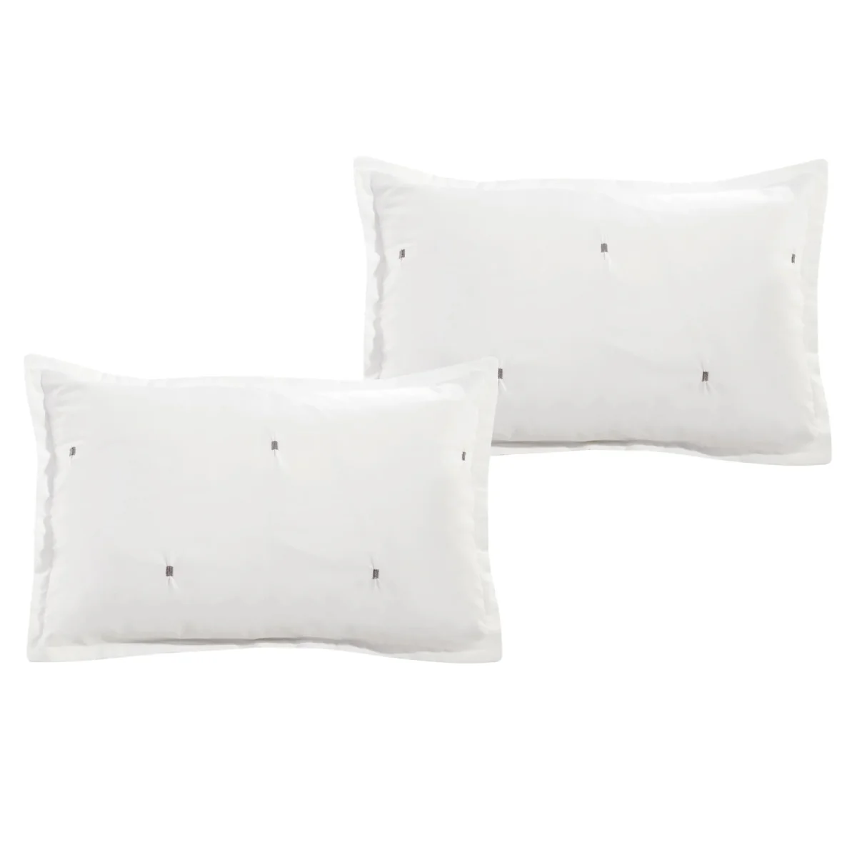 ESCA Kriti King Size Comforter Set (7- Pieces) - White - Image 3