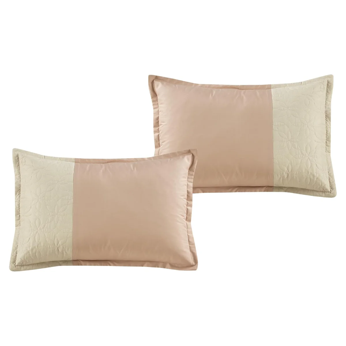 ESCA Shadha Comforter Set (7-Piece) - Beige/Pink - Image 2