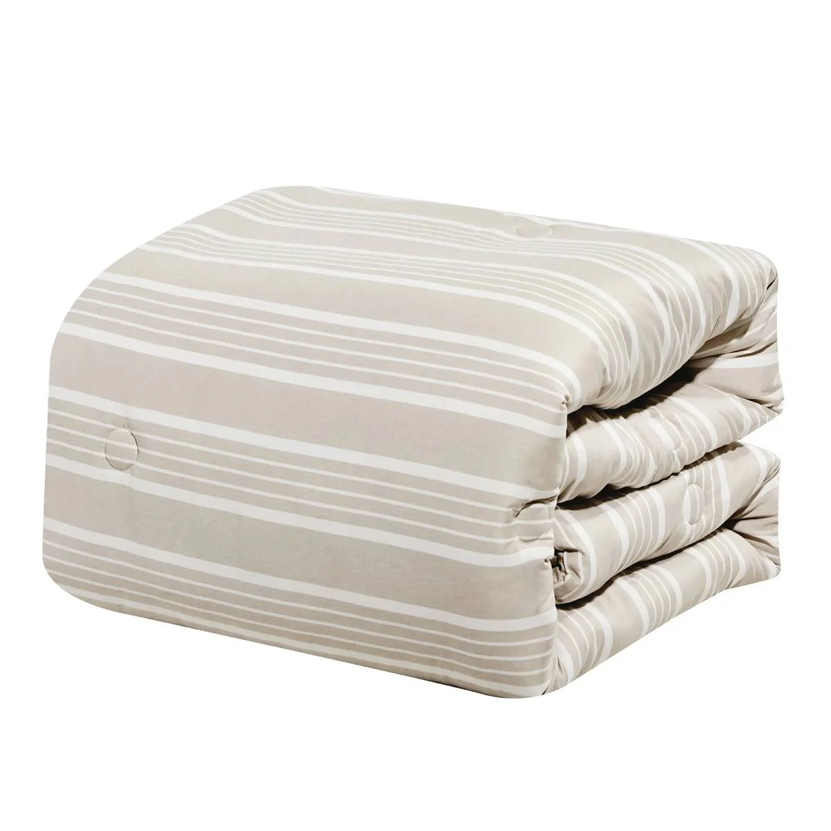 ESCA Trading Judo King Size Comforter Set (7- Pieces) - Taupe - Image 2