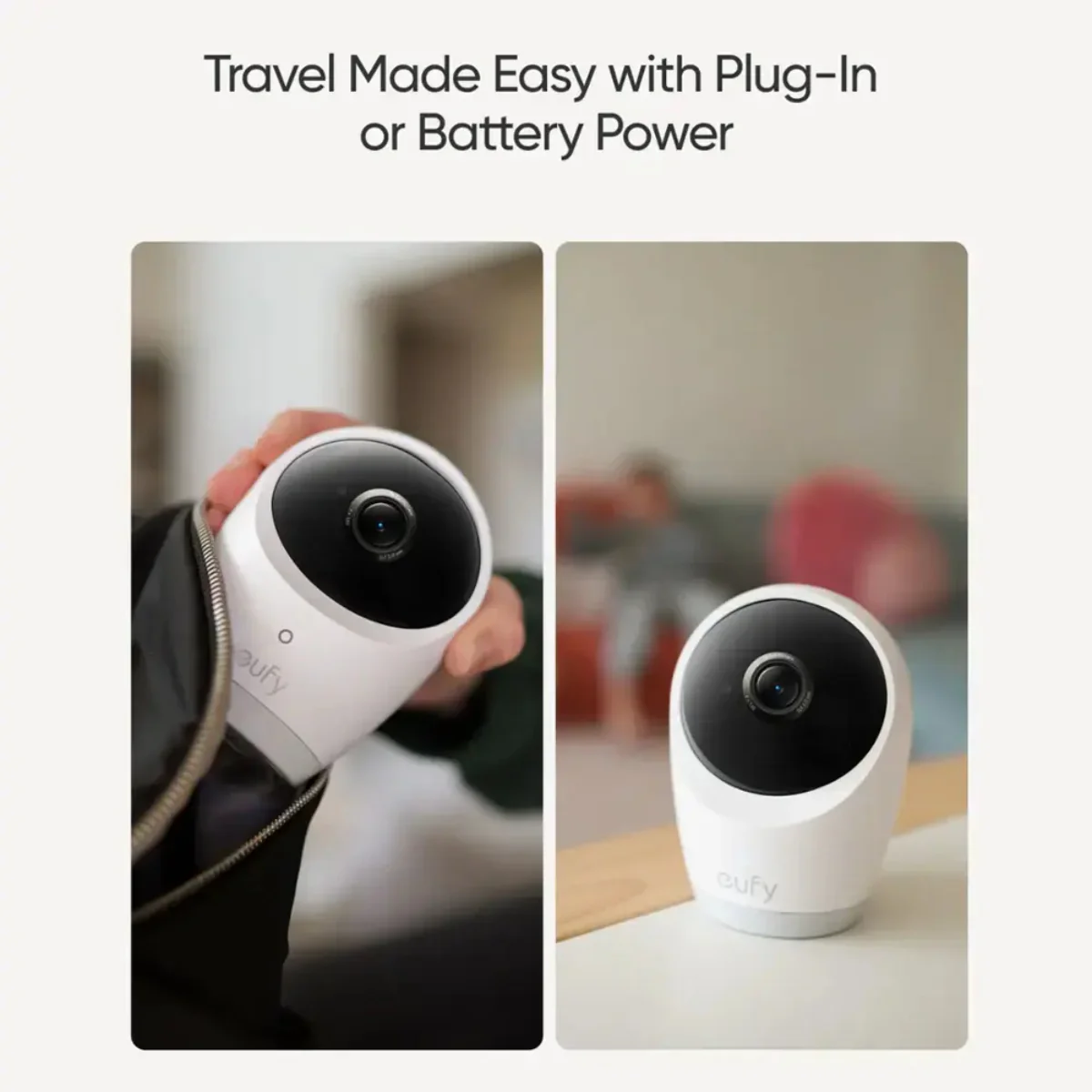 eufy E21 Baby Monitor with 4K Camera and Charging Base - White - Image 9