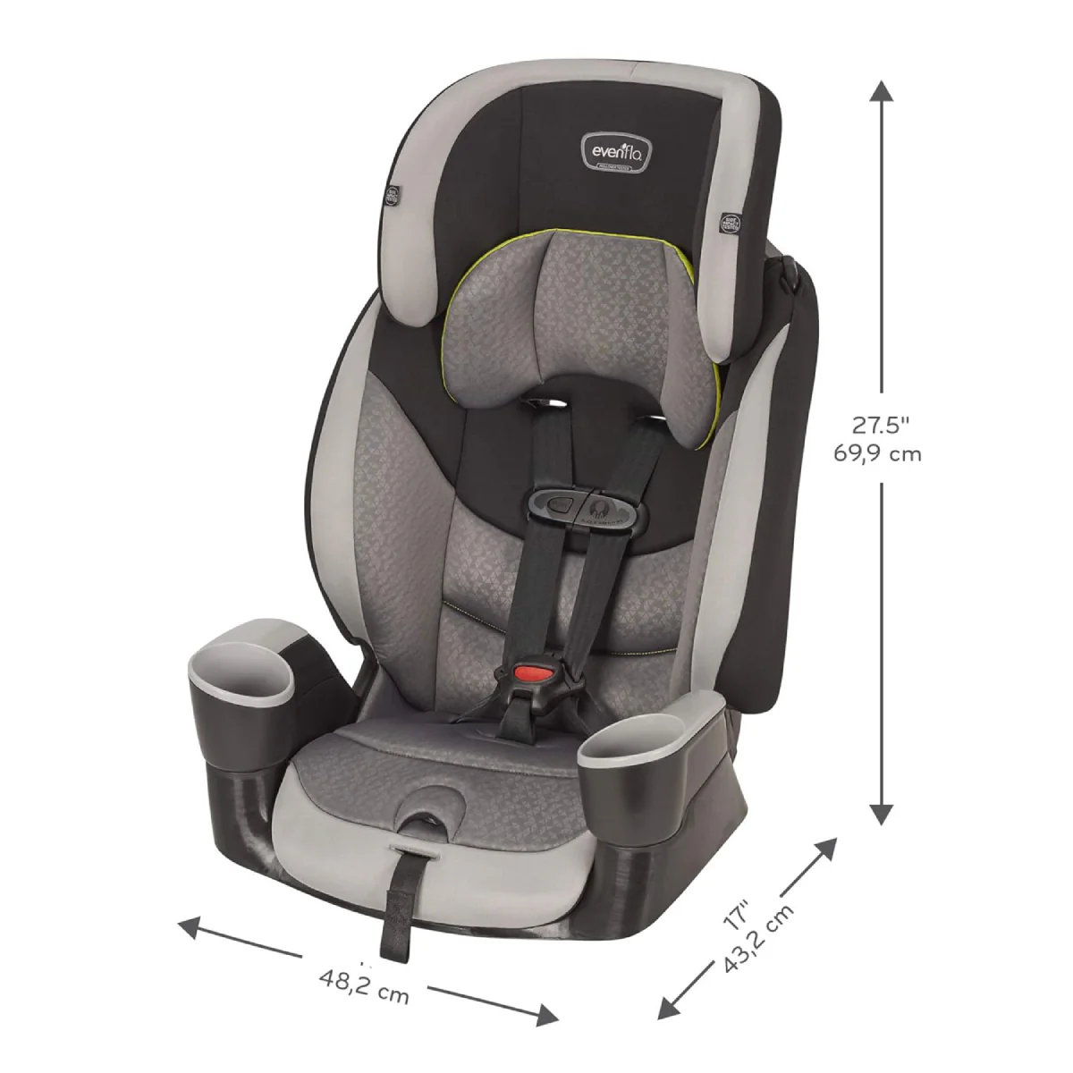 Evenflo Maestro Sport 2-in-1 Booster Car Seat with 5-Point Harness - Image 9