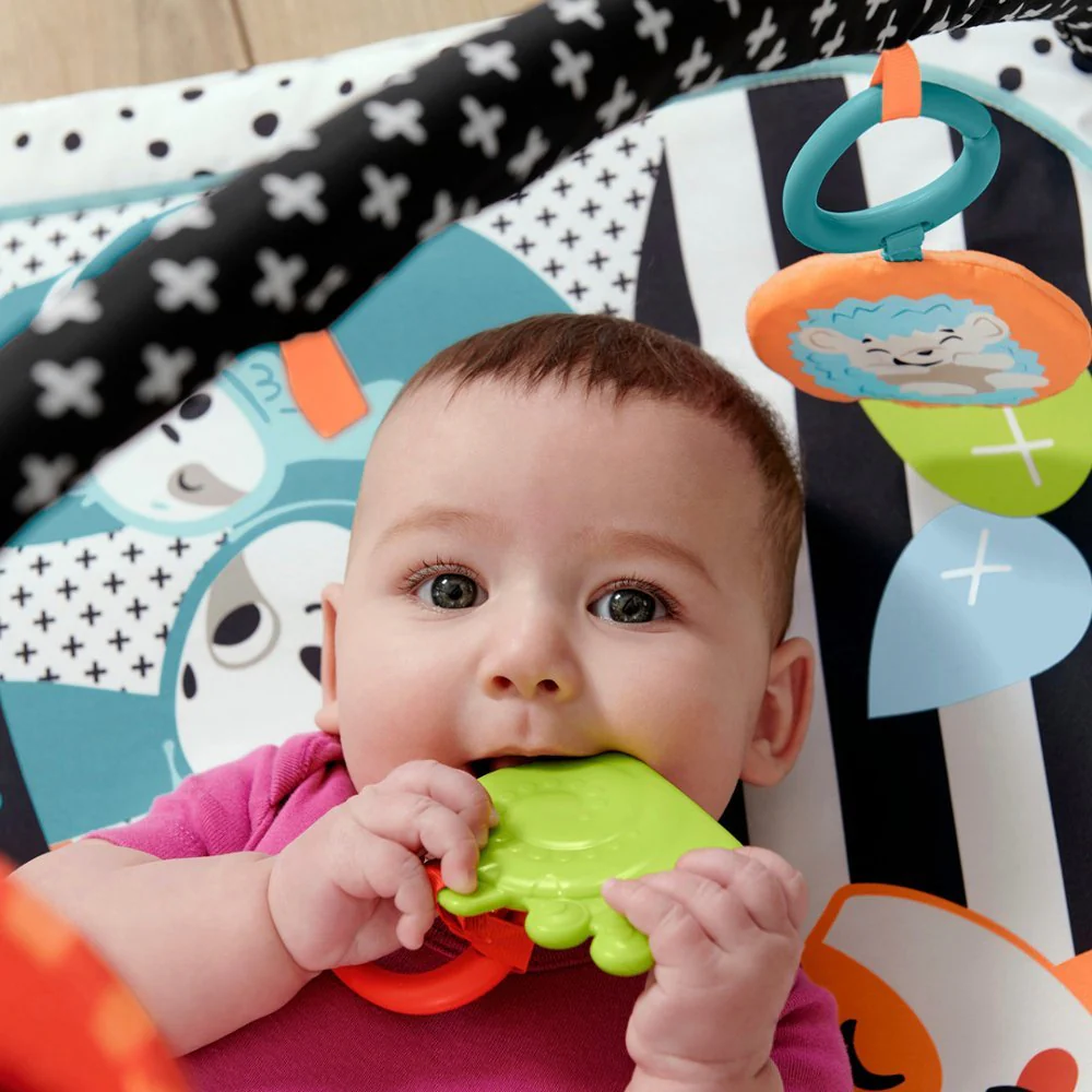 Fisher-Price 3-in-1 Music Glow and Grow Gym Infant Playmat with Lights and Removable Toys - Image 7