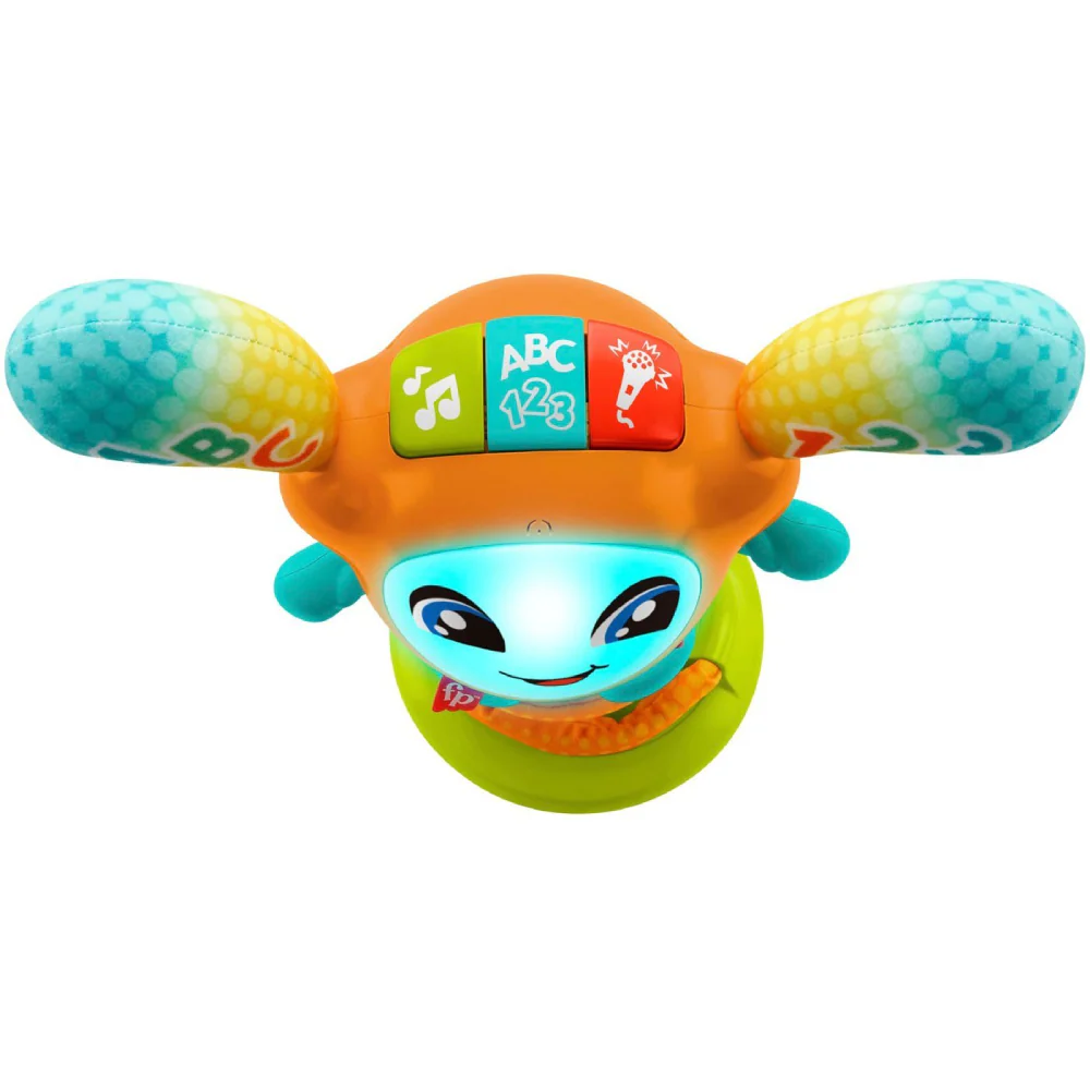 Fisher-Price DJ Bouncin' Beats Electronic Baby & Toddler Learning Toy with Bouncing Action - Image 5