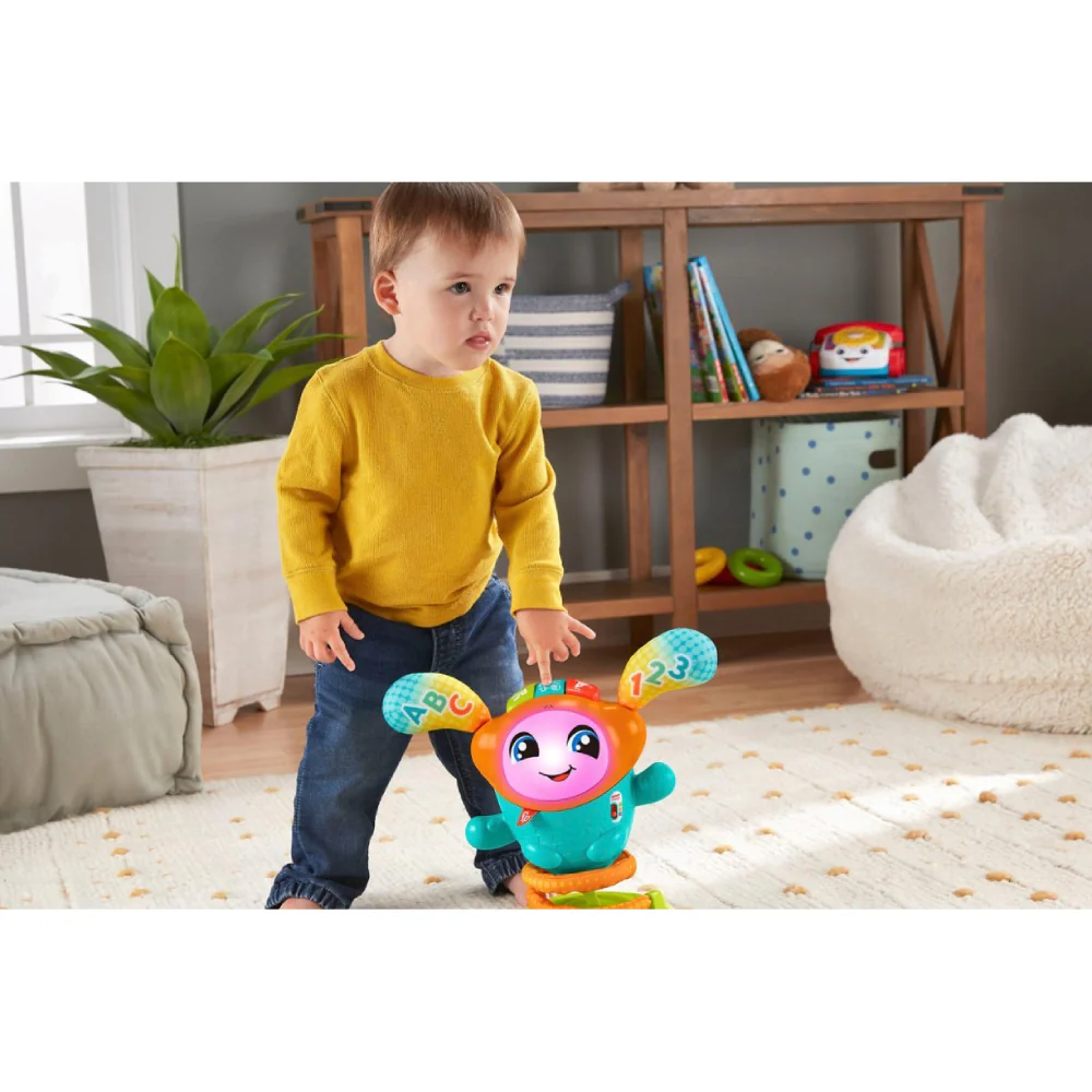 Fisher-Price DJ Bouncin' Beats Electronic Baby & Toddler Learning Toy with Bouncing Action - Image 9