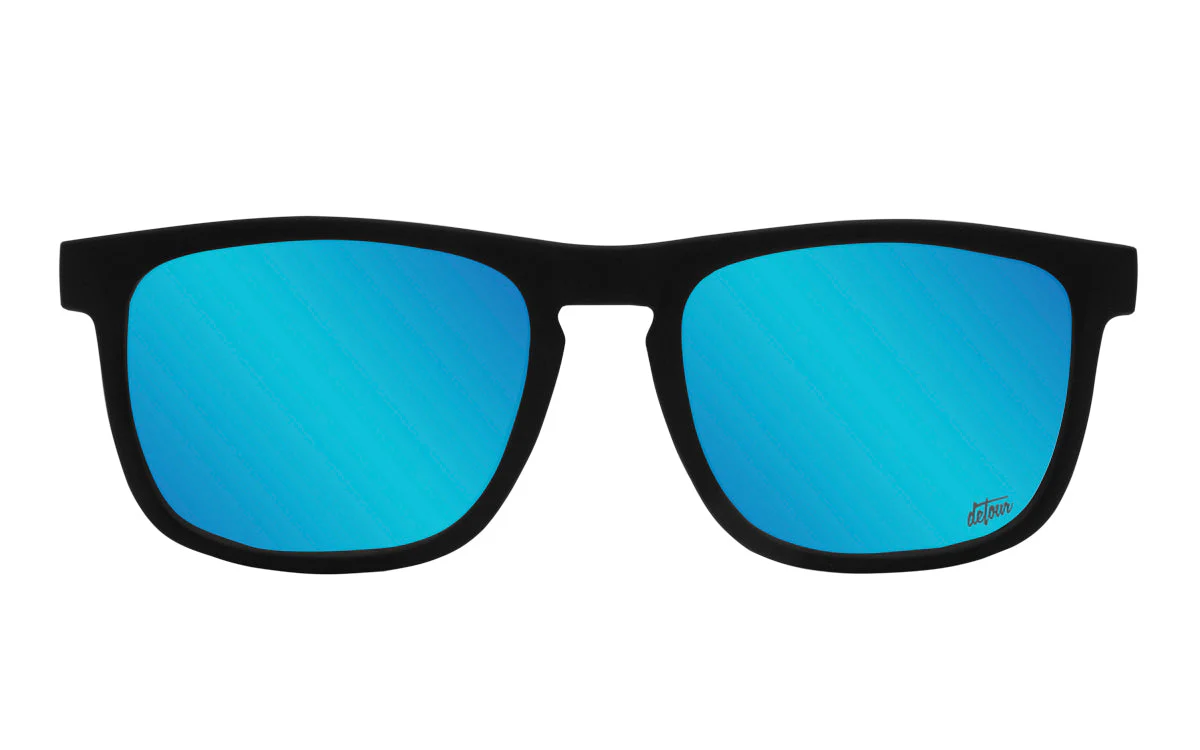 Floaties - Matte Black - Electric Blue Polarized - Image 5